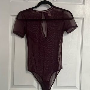 Victoria Secret burgundy color bodysuit